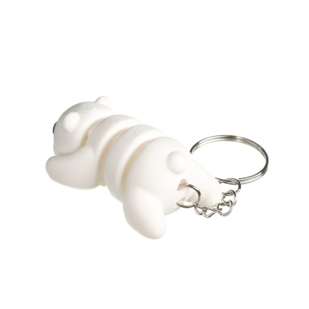 Miś Niedźwiedź biały - brelok do kluczy